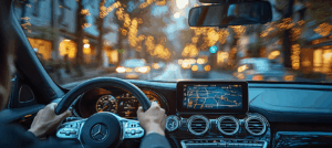 車内風景の写真