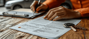 自動車保険の書類イメージ