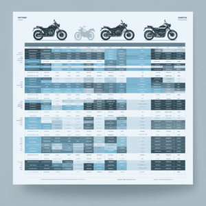 バイク査定サービス比較イメージ図